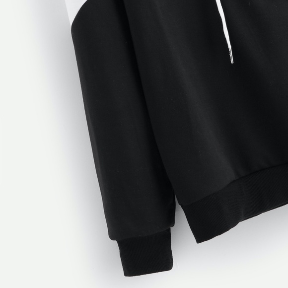 Color Block Hoodie Sweatshirt - Picture 5 of 7